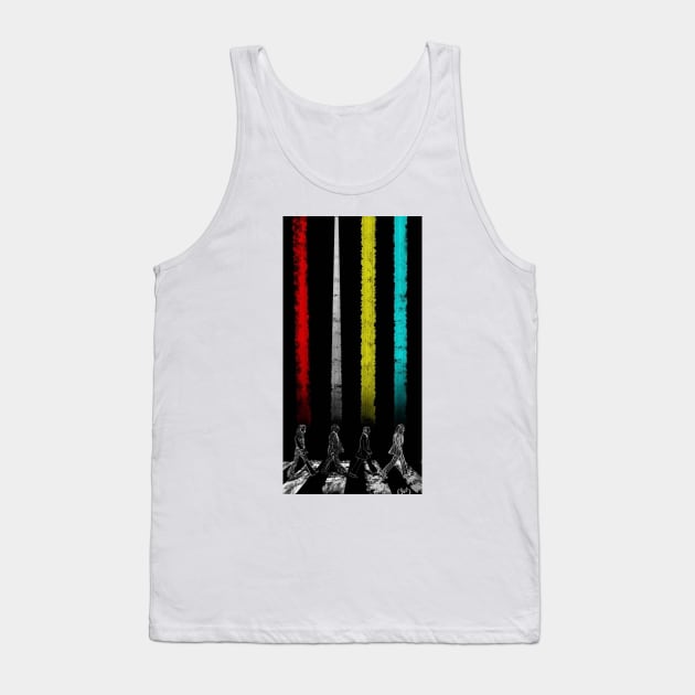 Walking Beatles Tank Top by ly.s_art